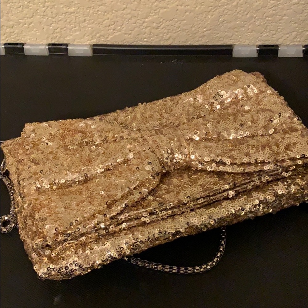 Betsy Johnson Sequin Shoulder Bag - Picture 1 of 4